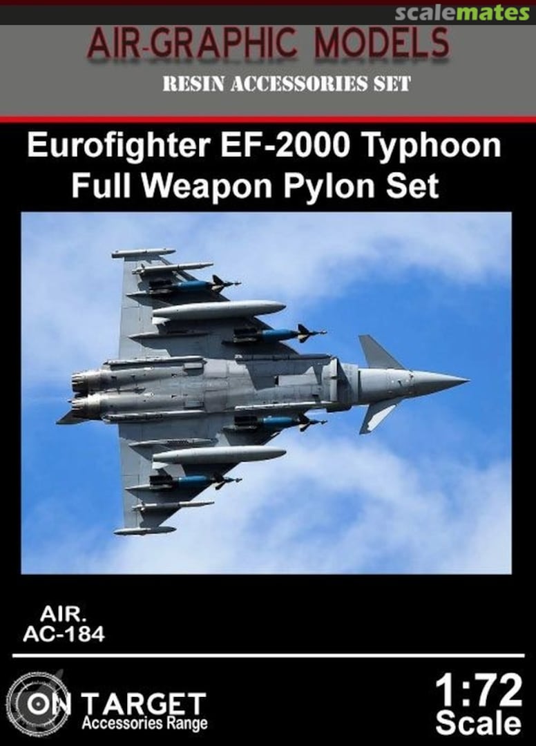 Boxart Eurofighter EF2000 Typhoon Full Weapon Pylon Set AIR.AC-184 Air-Graphic Models