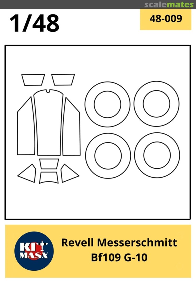 Boxart Messerschmitt Bf 109G-10 48-009 Kit Masx