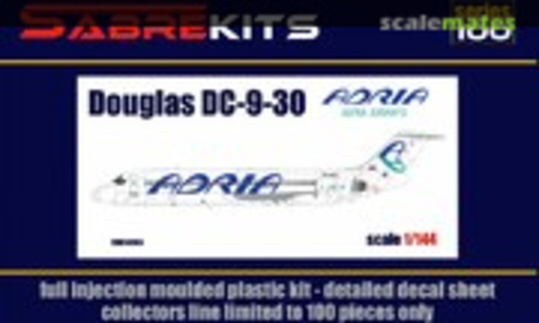 1:144 Douglas DC-9-30 ADRIA AIRWAYS (SabreKits SBK14003)