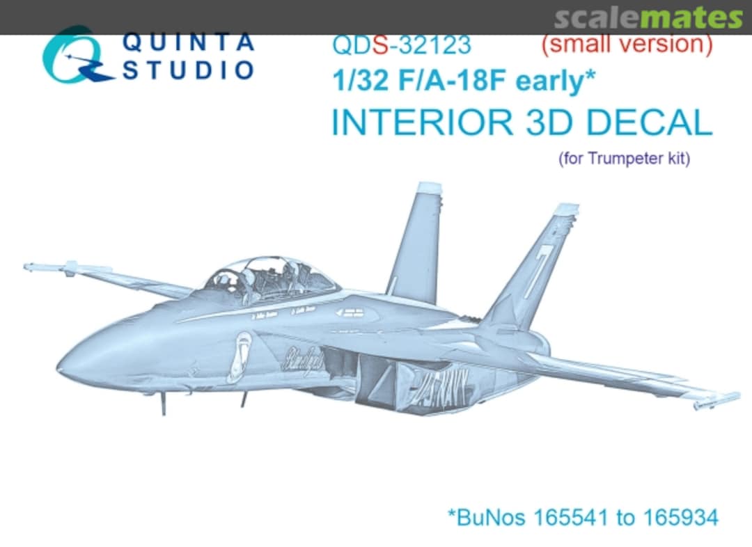 Boxart F/A-18F - Early QDS-32123 Quinta Studio