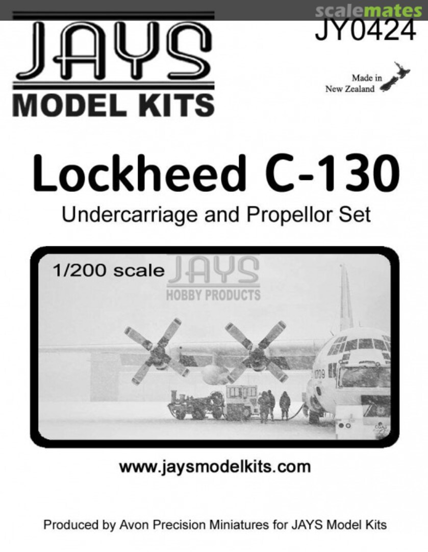 Boxart Lockheed C-130 Undercarriage and Propeller Set JY0424 JAYS Model Kits