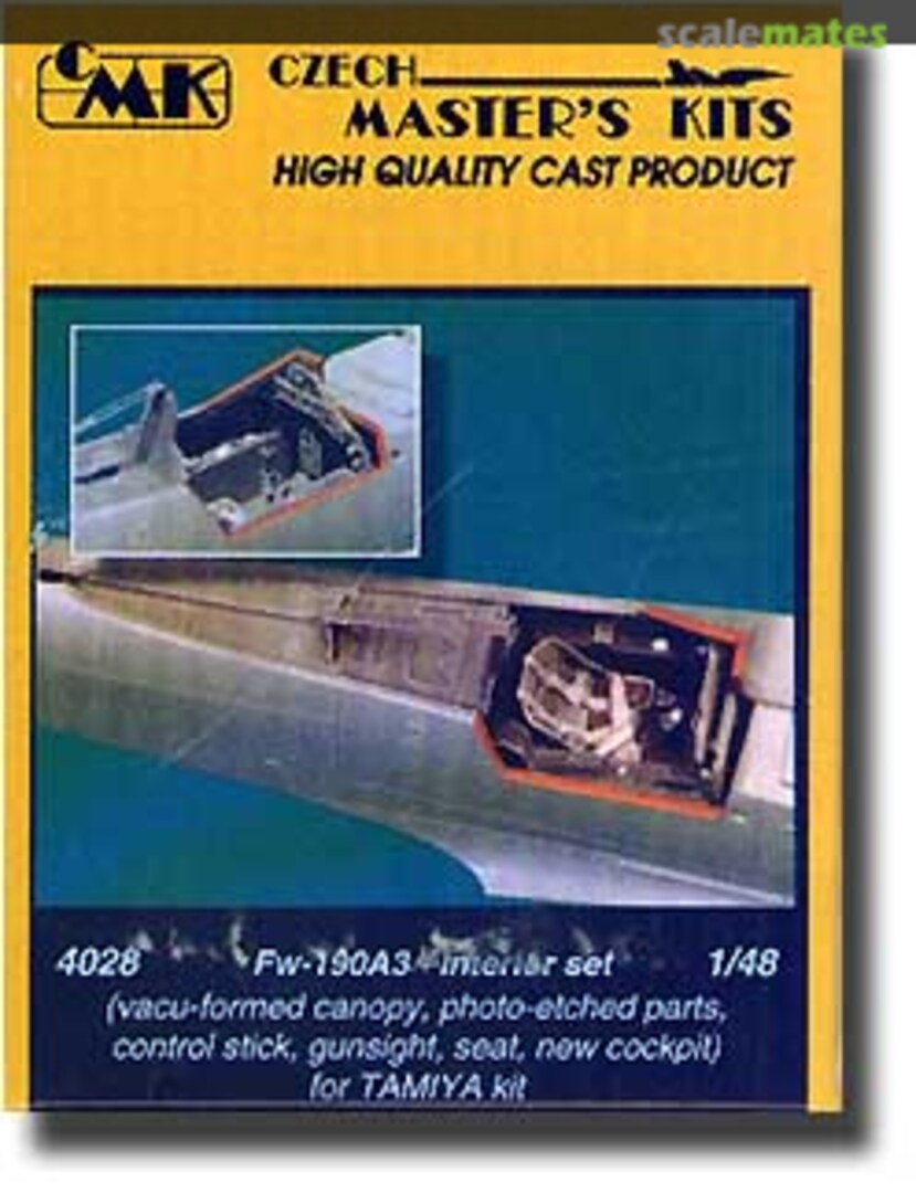 Boxart FW 190A-3 - Interior Set 4028 CMK