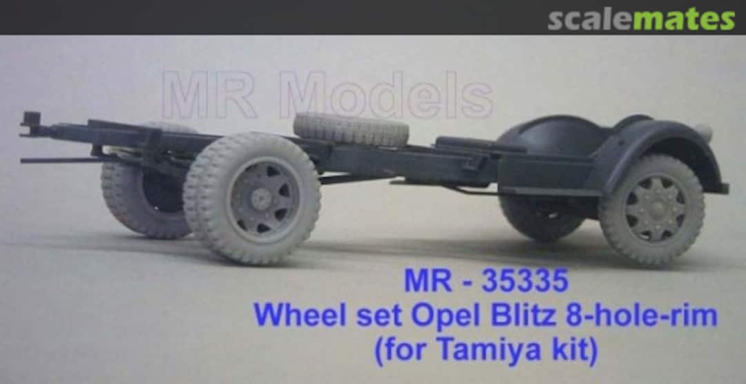 Boxart Wheels (8-Lochfelge) & Zubehör Opel Blitz - Tamiya - MR-35335 MR Modellbau