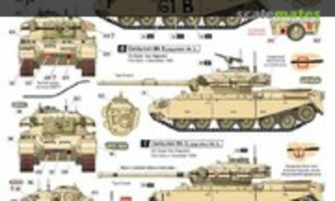 1:35 British Centurions in the 1956 Suez Crisis 6 Royal Tank Regiment (Star Decals 35-907)