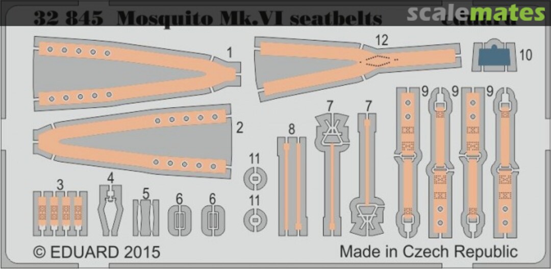 Boxart Mosquito Mk.VI seatbelts 32845 Eduard