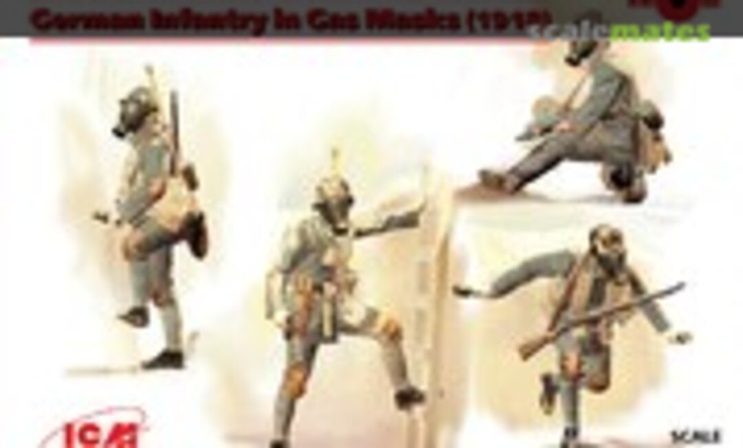 1:35 Infantry in Gas Masks (ICM 35695)