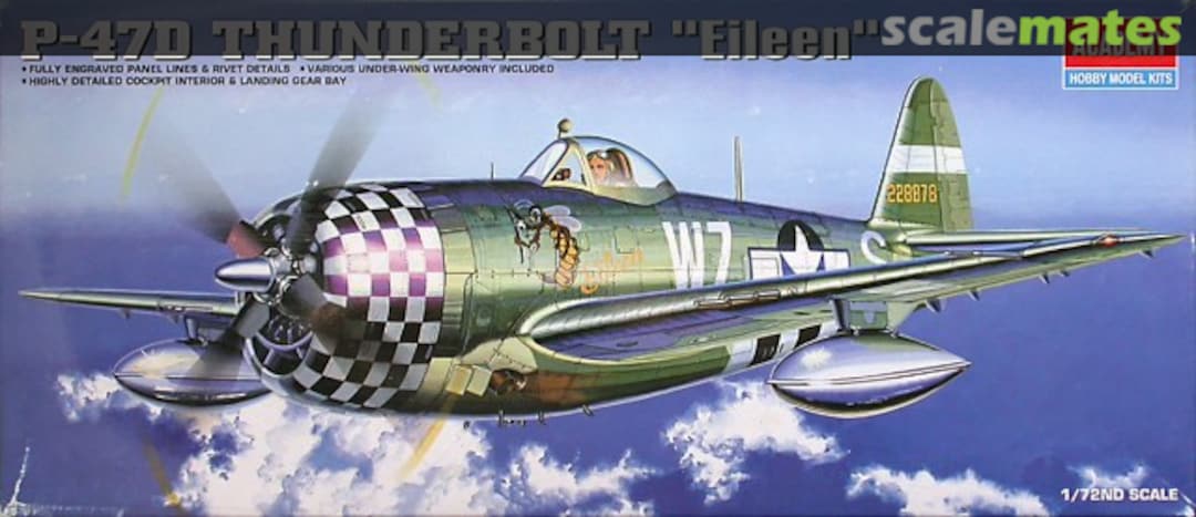 Boxart P-47D Thunderbolt "Eileen" 2105 Academy