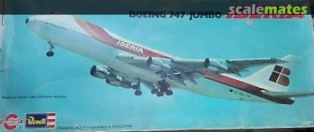 Boxart Boeing 747 Jumbo Iberia 4313 Revell/Congost