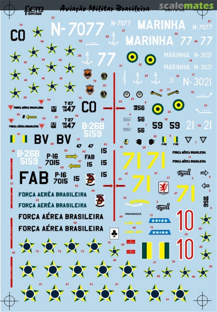 Boxart Aviação Militar Brasileira 72-03 FCM