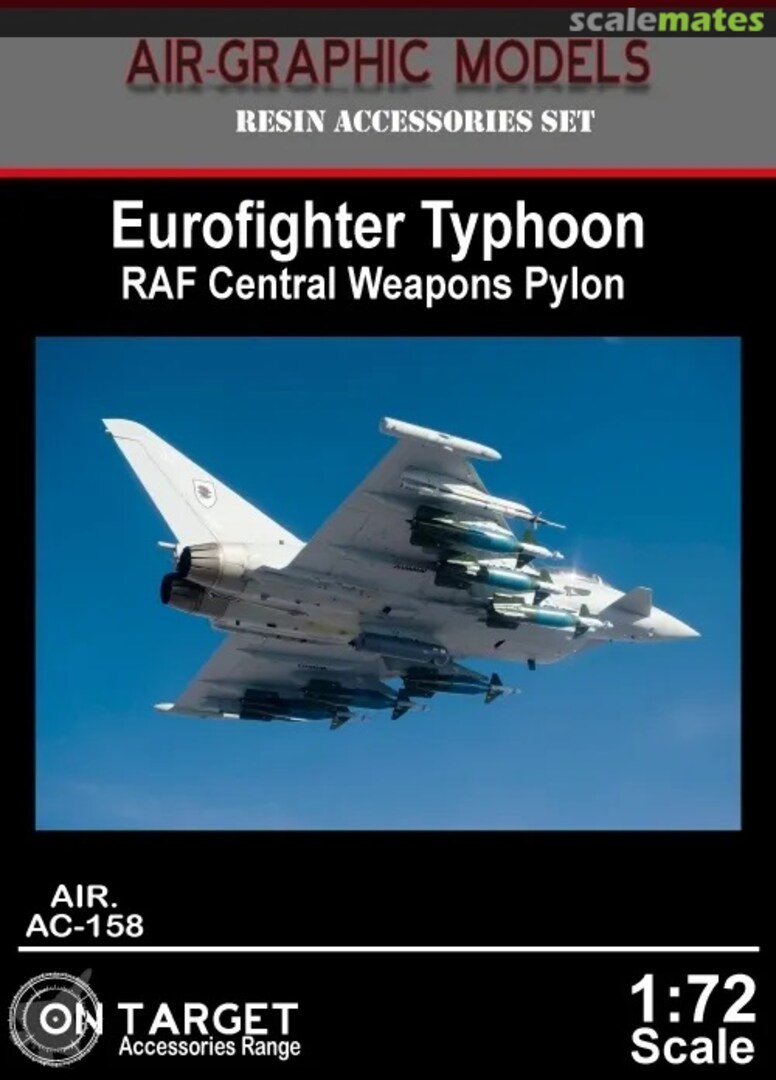 Boxart Eurofighter Typhoon RAF Central Weapons Pylon AIR.AC-158 Air-Graphic Models