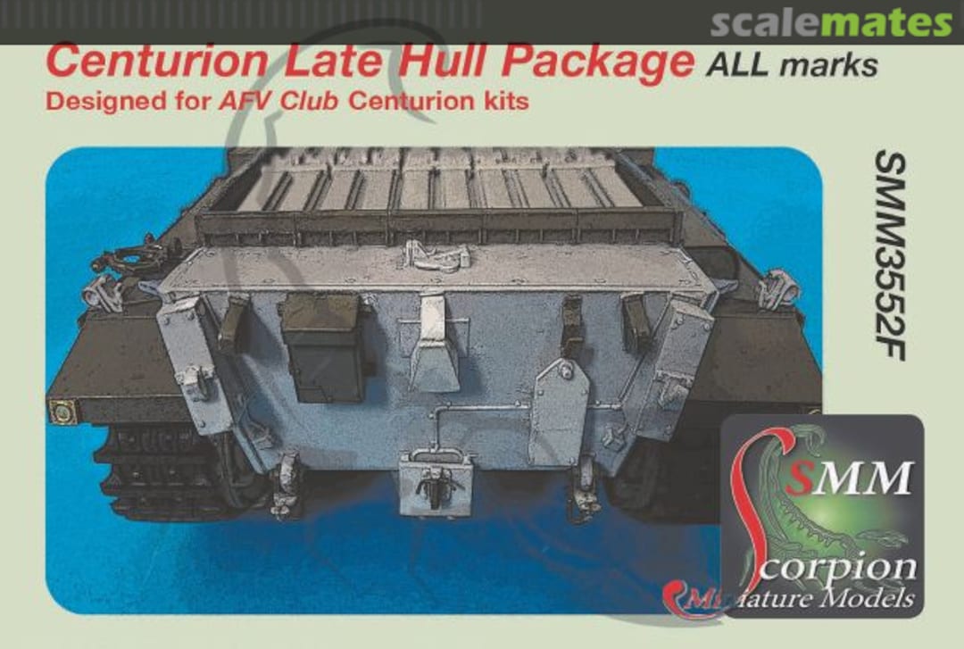 Boxart Centurion Late Hull Package ALL marks SMM3552F Scorpion Miniature Models