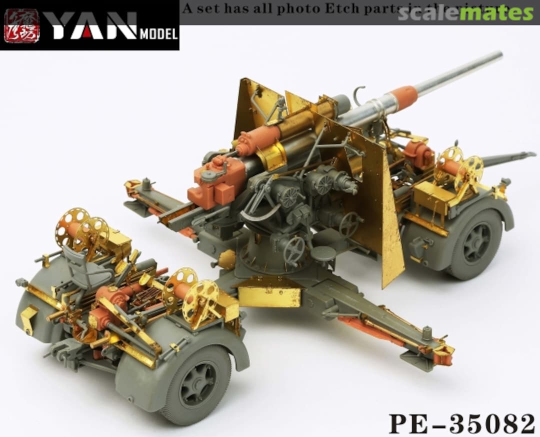 Boxart 88mm FLAK 36/37 detail set PE-35082 Yan Model