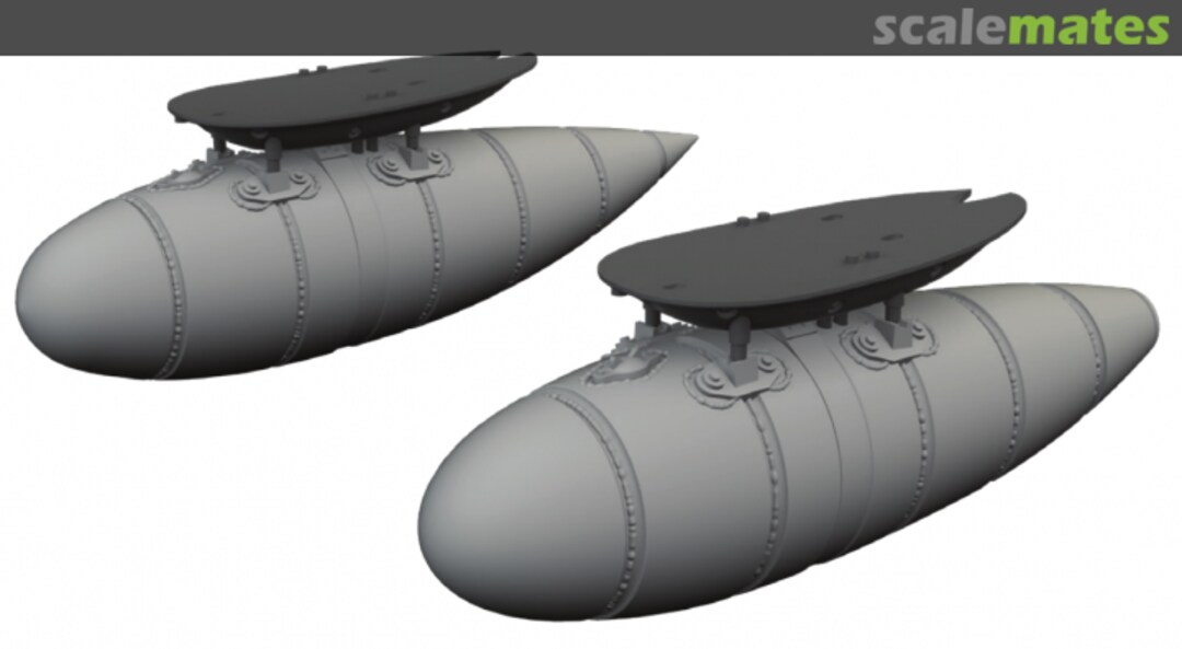 Boxart Bf 109F/G external fuel tanks 672321 Eduard