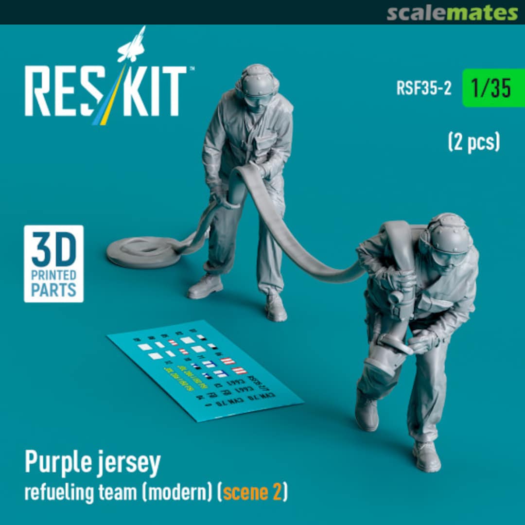 Boxart Purple jersey refueling team (modern) (scene 2) (2 pcs) RSF35-0002 ResKit