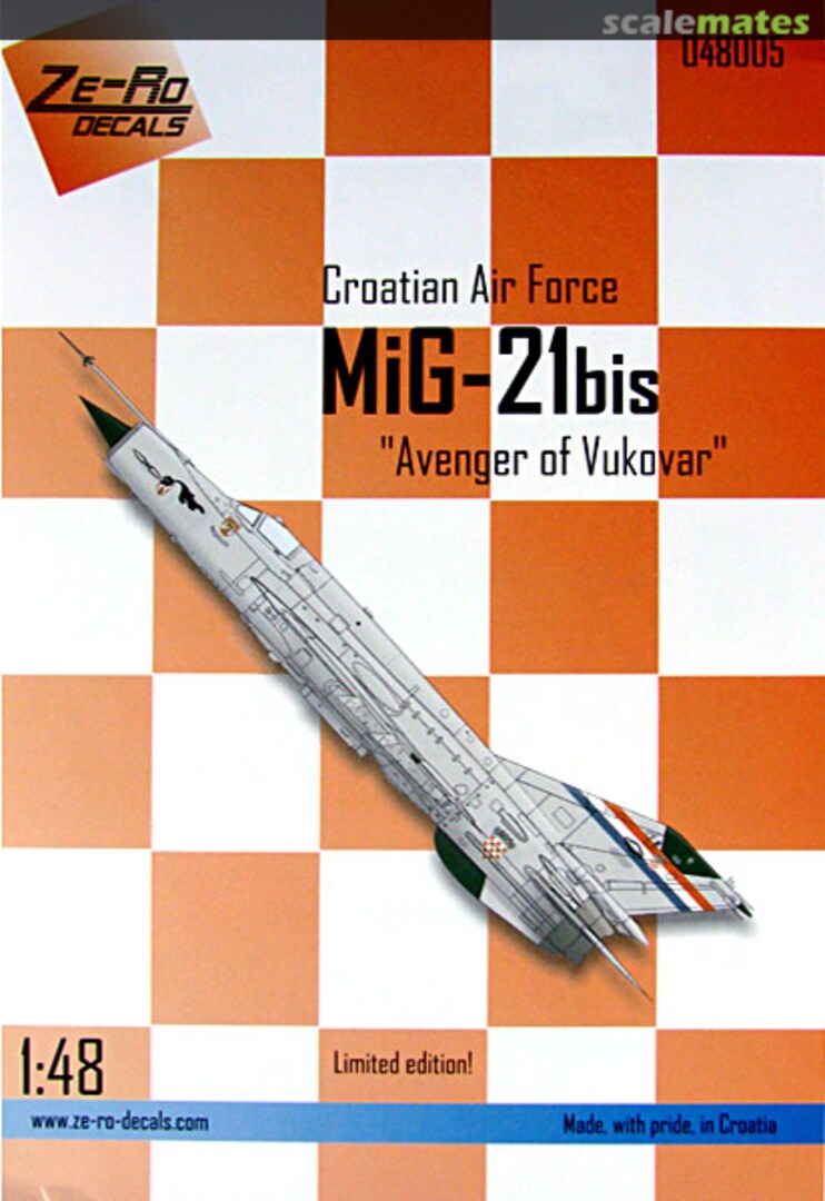 Boxart MiG-21bis 048005 Ze-Ro Decals