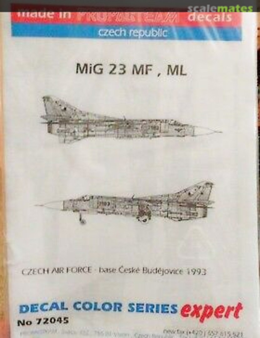 Boxart MiG-23 MF, ML 72045 Propagteam