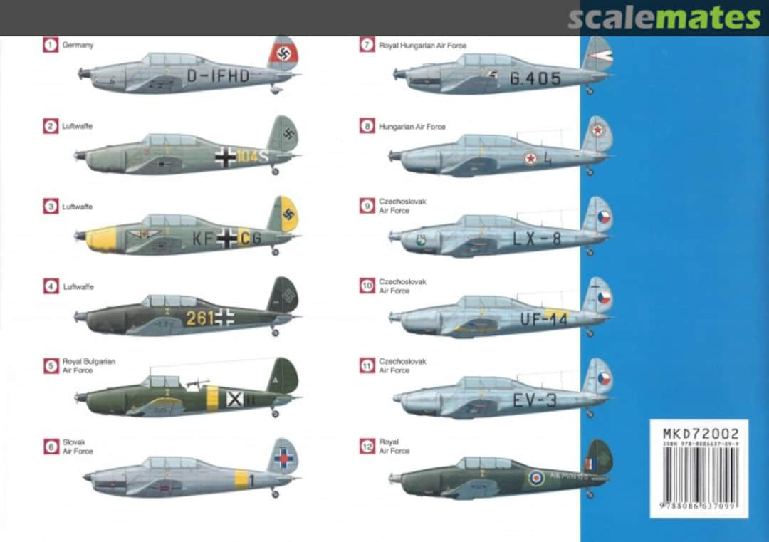 Boxart Arado Ar-96 Colours and markings with decals MKD72002 Mark I