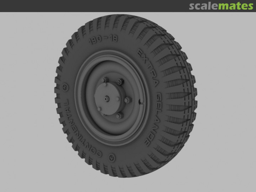 Boxart Sd.Kfz.221/222 road wheels (late pattern) RE35-382 Panzer Art