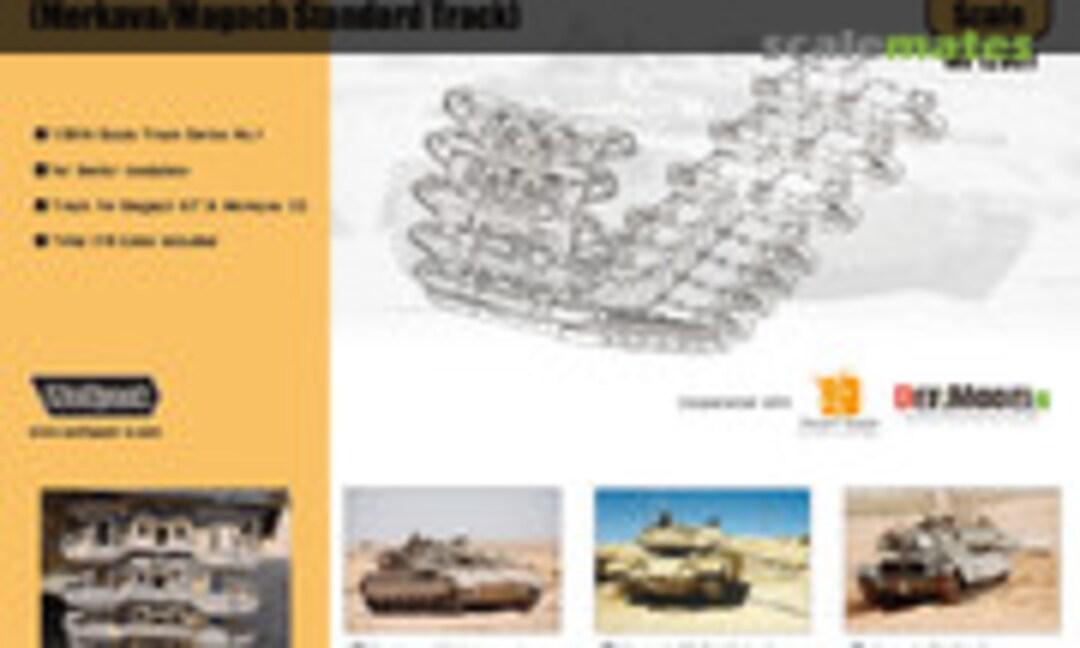 1:35 Modern IDF Tank Track 1 - Merkava/Magach Standard Track (Wolfpack WP12001)