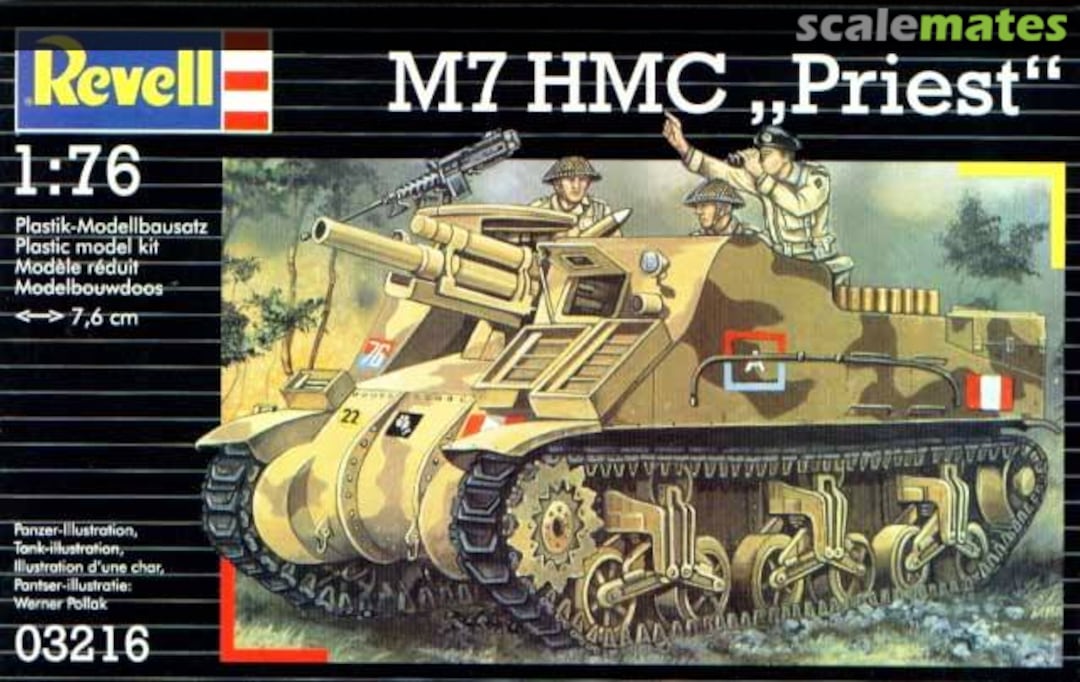 Boxart M7 HMC Priest 03216 Revell