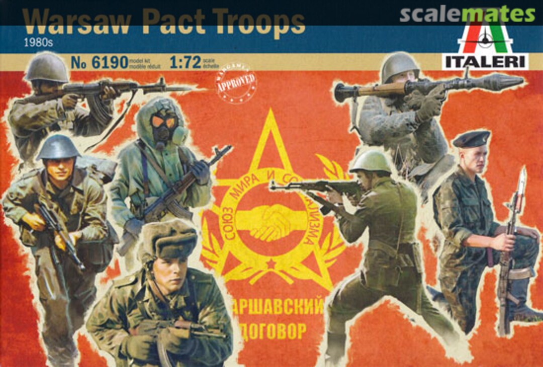 Boxart Warsaw Pact Troops 6190 Italeri