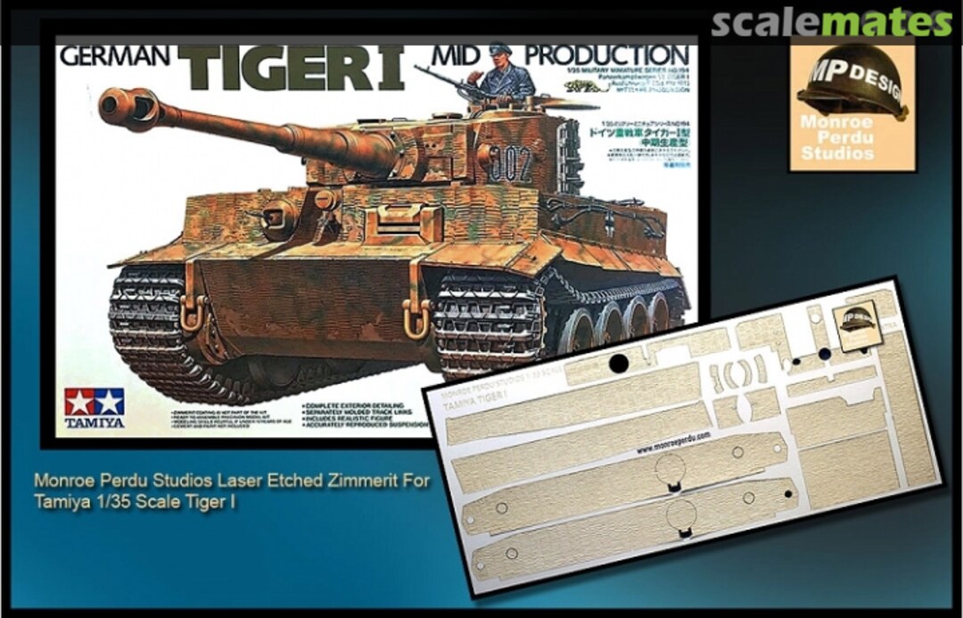 Boxart ZIMMERIT FOR TIGER I MPD-102 Monroe Perdu Studios