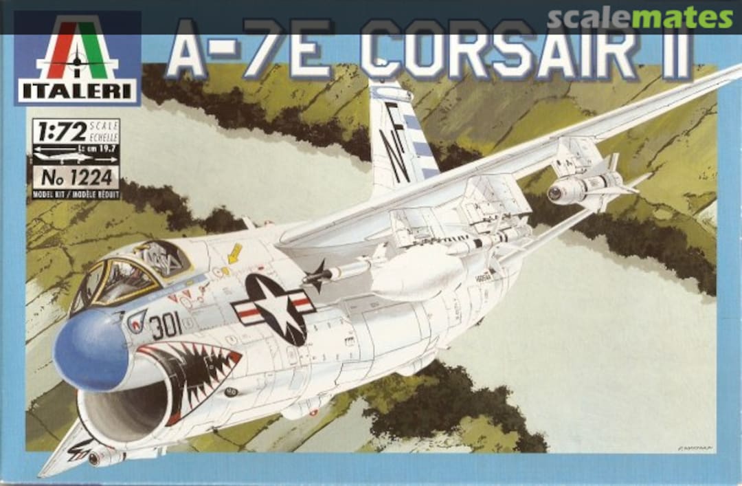 Boxart A-7E Corsair II 1224 Italeri