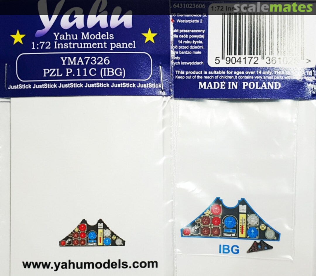 Boxart PZL P.11C (IBG) YMA7326 Yahu Models