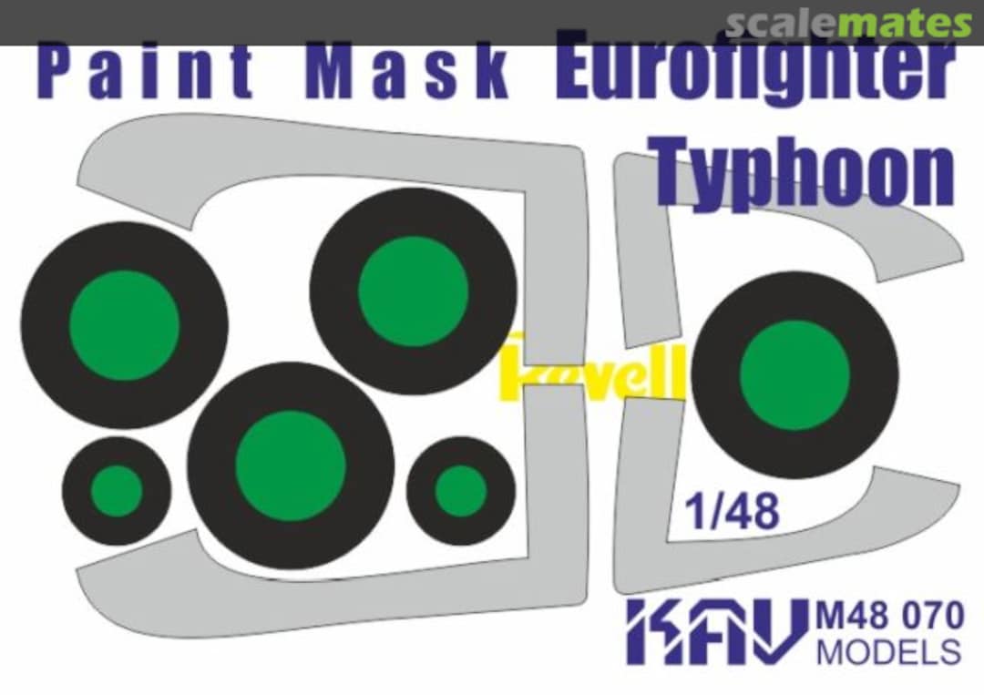 Boxart Eurofighter Typhoon paint masks KAV M48 070 KAV models