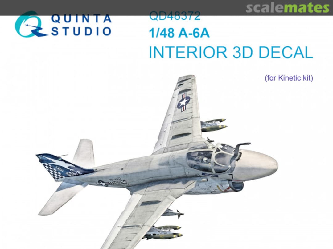 Boxart A-6A interior 3D decals QD48372 Quinta Studio