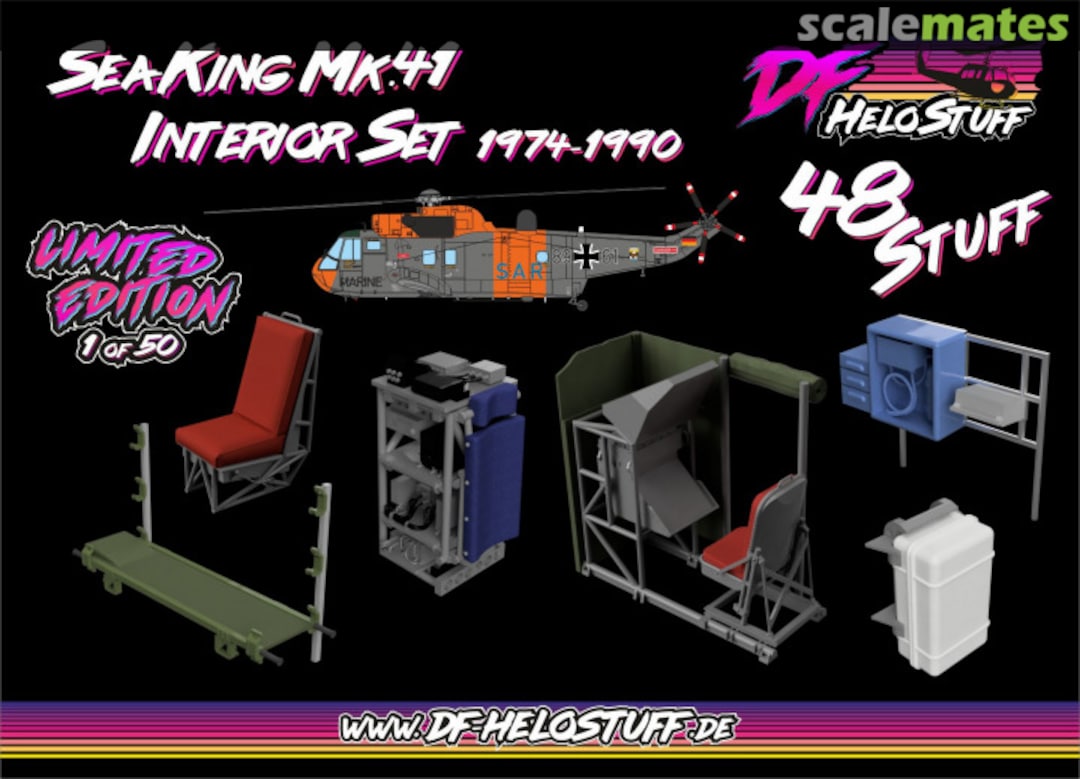 Boxart SeaKing Mk.41 Interior Set early DF84148 DF HeloStuff