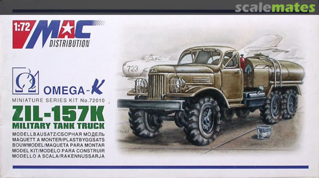 Boxart ZIL-157K Military Tank Truck 72010 MAC Distribution