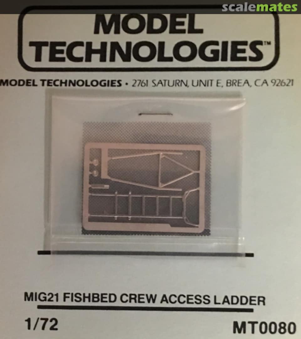 Boxart Mig21 Fishbed Crew Access Ladder MT0080 Model Technologies