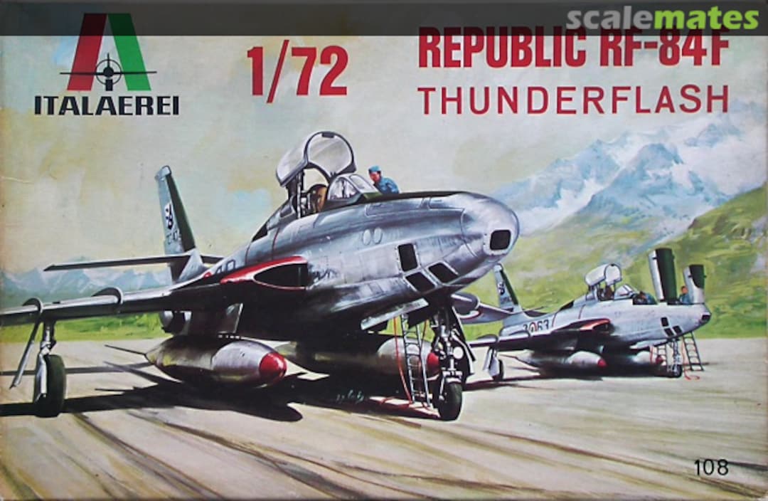 Boxart Republic RF-84F Thunderflash 108 Italaerei