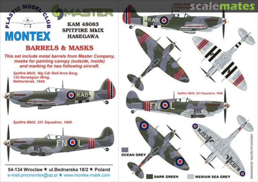 Boxart Spitfire Mk.IX KAM48083 Montex