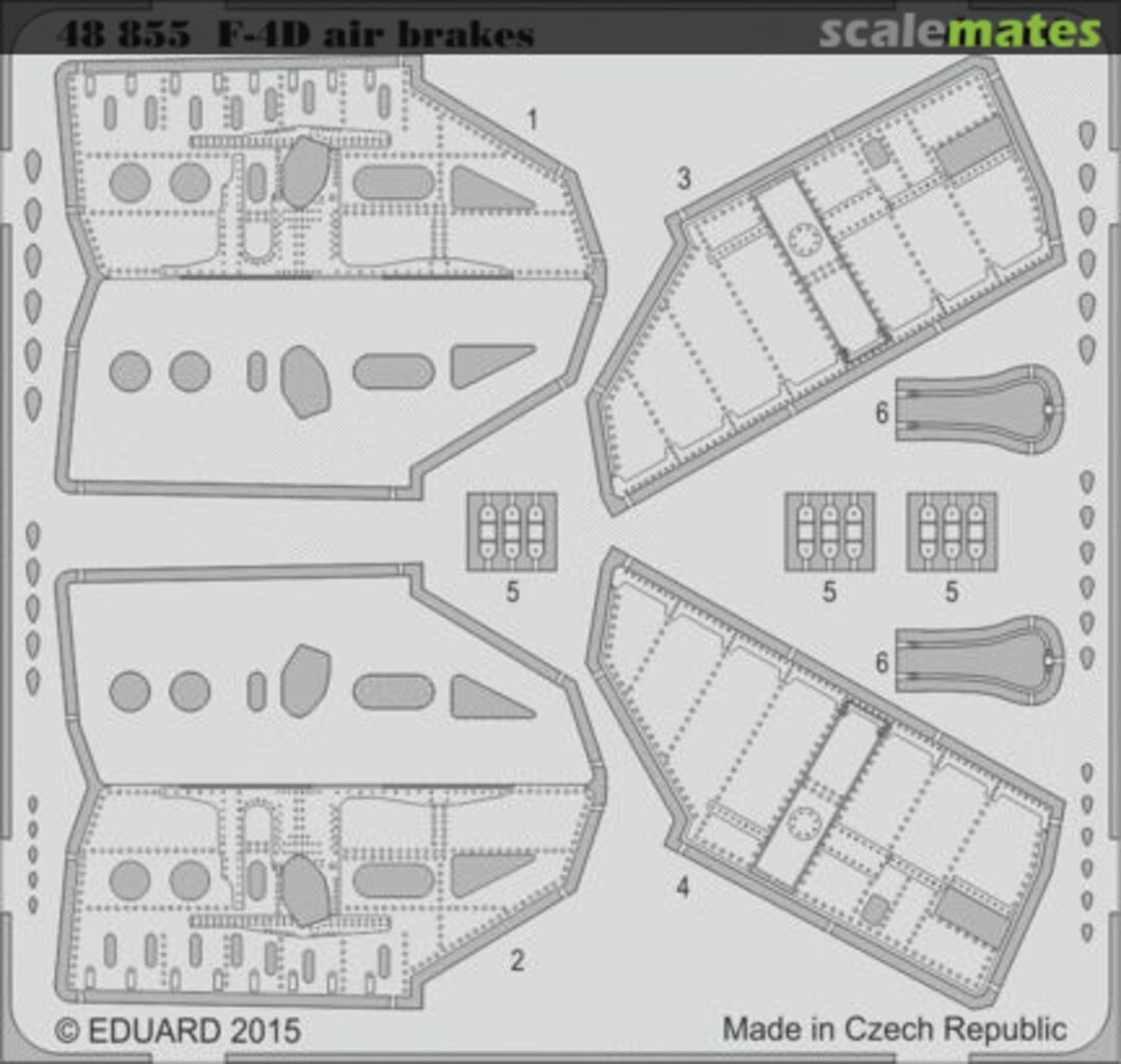Boxart F-4D air brakes 48855 Eduard