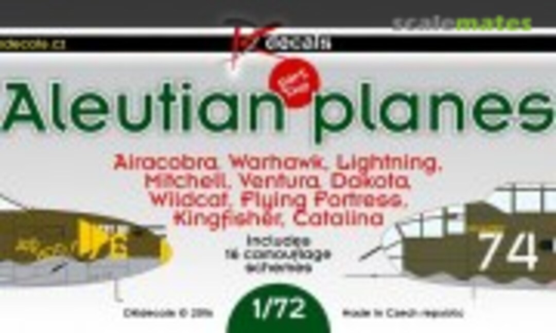 1:72 Aleutian Planes (DK Decals 72030)