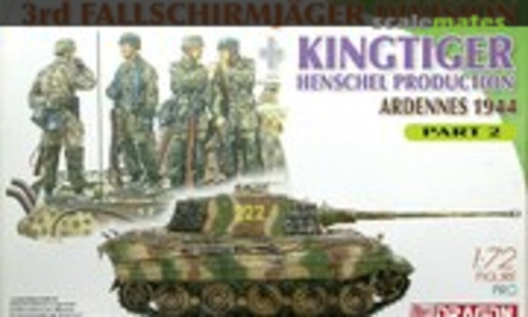 1:72 3rd Fallschirmjäger Division + King Tiger Henschel Production (Dragon 7362)