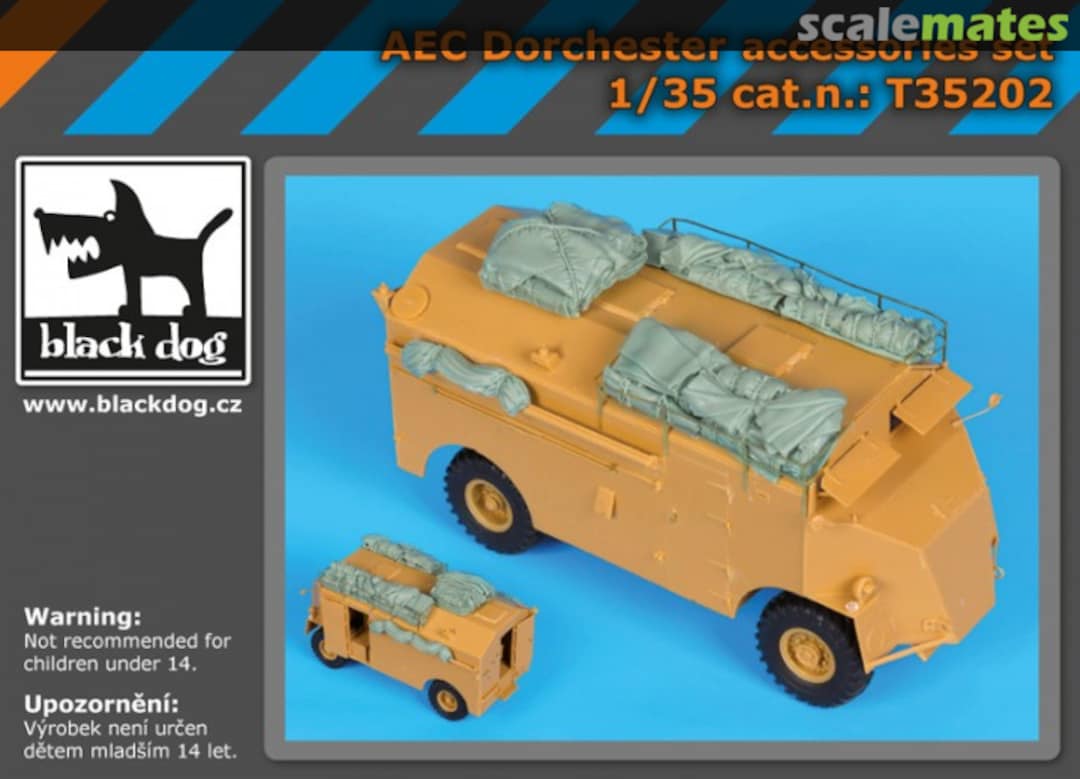 Boxart AEC Dorchester accessories set T35202 Black Dog