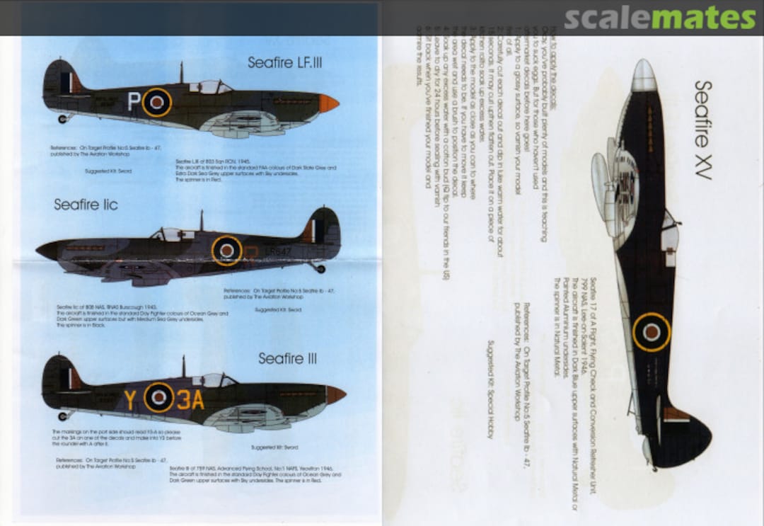 Boxart Supermarine Seafires Pt:1 BMD72034 Blackbird Models