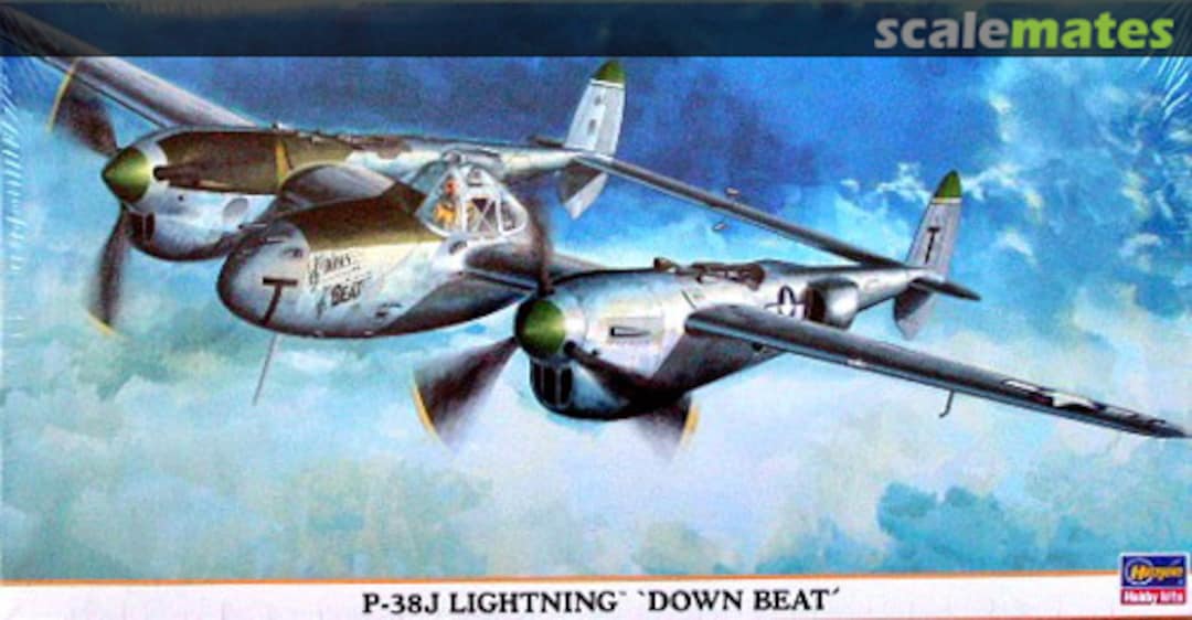 Boxart P-38J Lightning 'Down Beat' 09604 Hasegawa