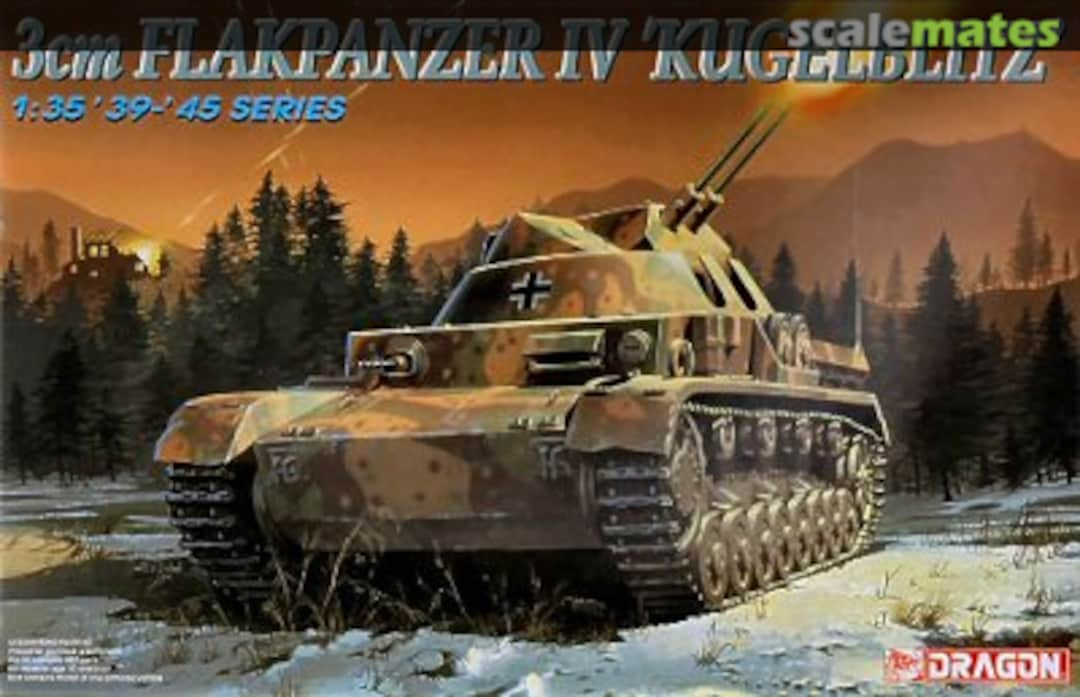 Boxart 3 cm Flakpanzer IV Kugelblitz 6136 Dragon