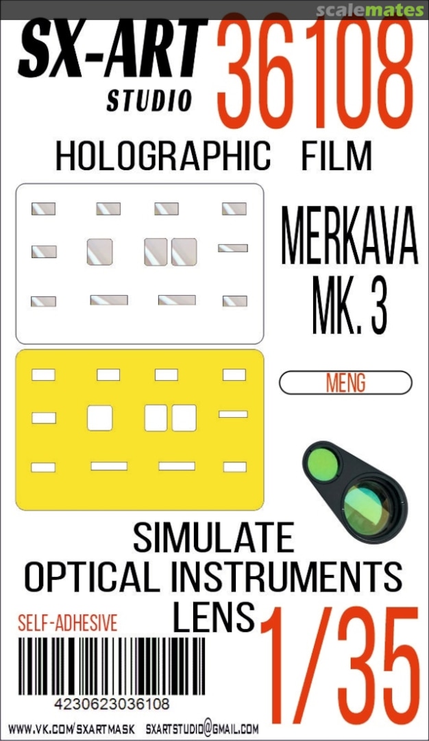 Boxart Merkava Mk.3 holographic film 36108 SX-Art