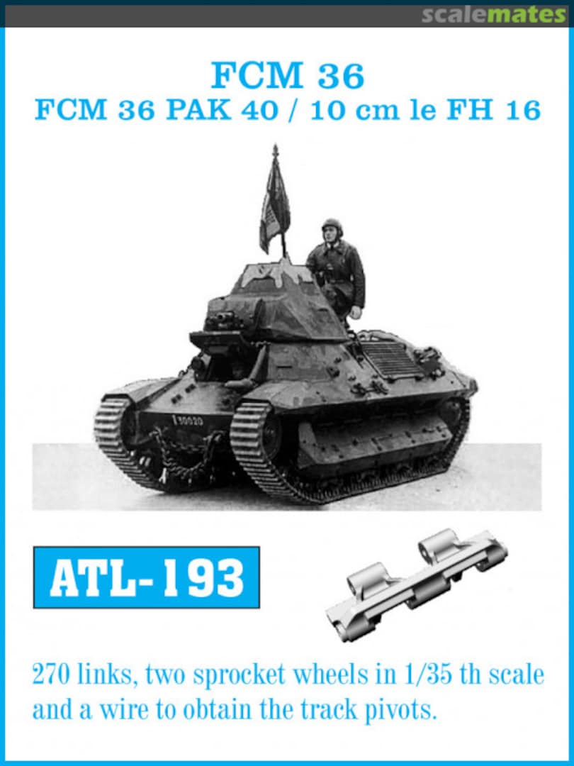 Boxart FCM 36 / FCM 36 PAK 40 / 10 cm le FH 16 ATL-193 Friulmodel