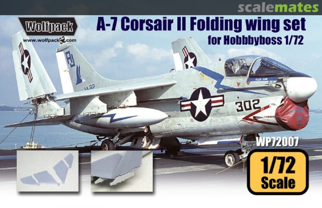 Boxart A-7 Corsair II - Folding Wing Set WP72007 Wolfpack