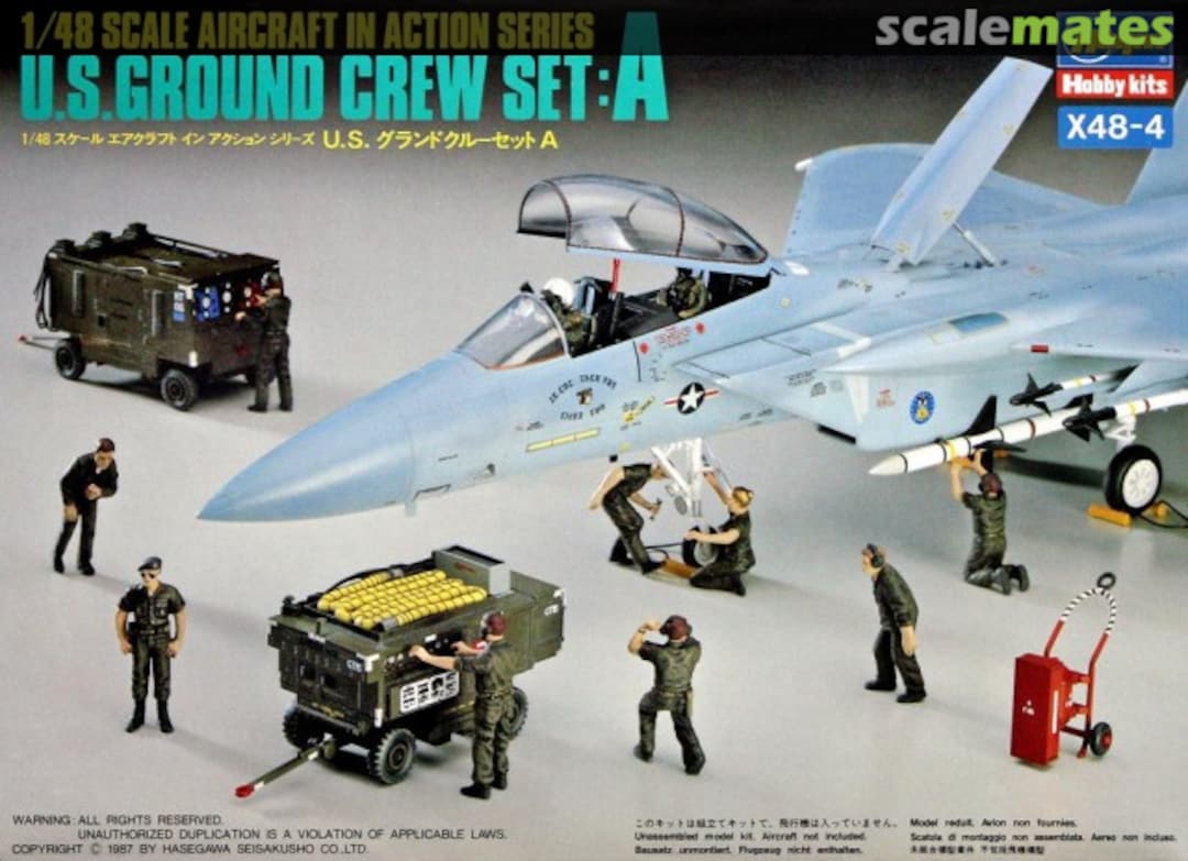 Boxart US Ground Crew Set A 36004-1000 Hasegawa