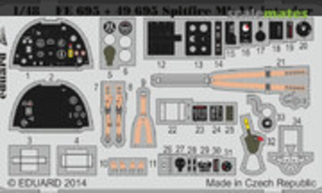 1:48 Spitfire Mk.Vb interior S.A. (Eduard 49695)