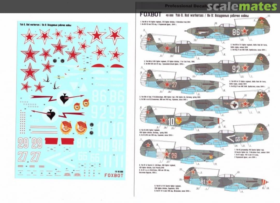 Boxart Yak-9 48-008 Foxbot