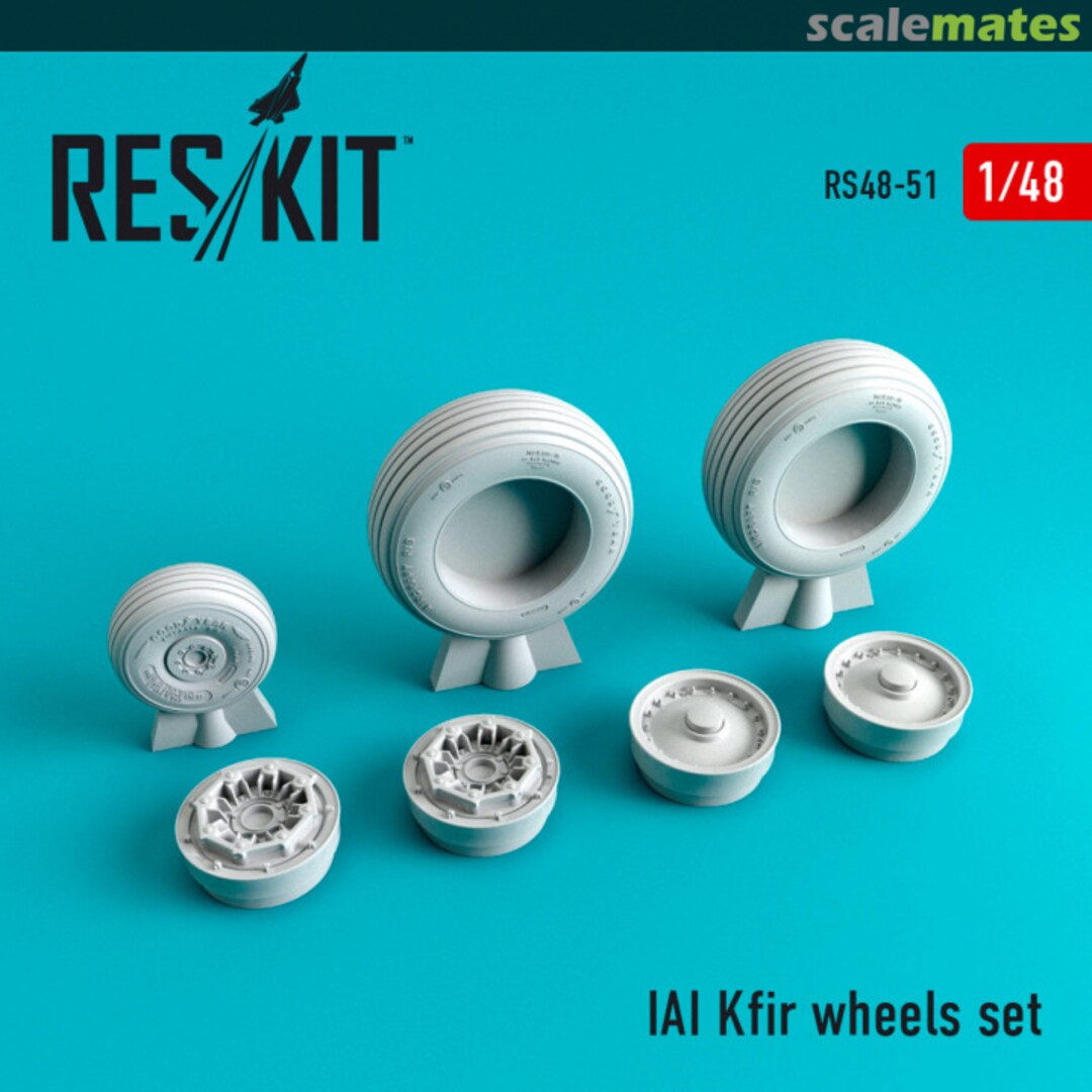 Boxart Kfir - wheel set RS48-0051 ResKit