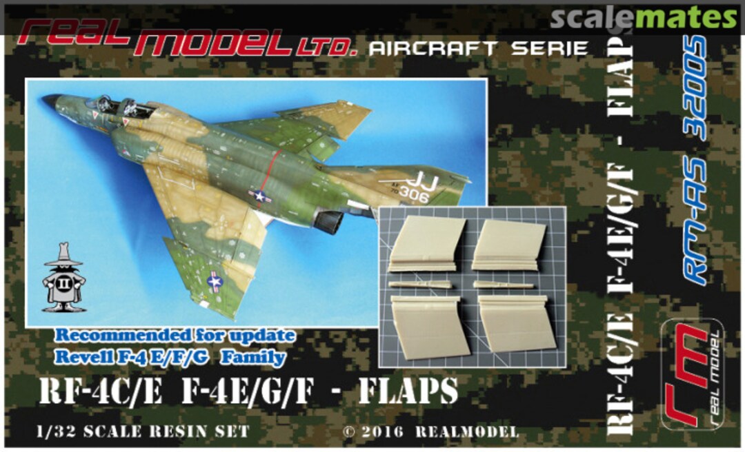 Boxart RF-4C/E F-4E/F/G flaps RM-AS 32005 Real Model